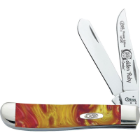 Case 9207GR Mini Trapper Folding Pocket Knife with Golden Ruby Corelon Handle