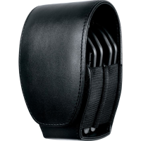 ASP Tools 56160 Black Leather Open Top Handcuff Case