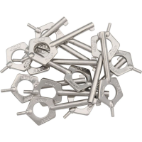 ASP Tools 56523 Standard Pentagon Handcuff Keys with Steel Construction