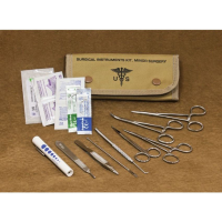 Elite First Aid Kits 80122TAN First Aid Kit Field Surgical Kit with Tan Canvas Pouch
