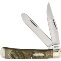 Marbles 358 Ram's Horn Trapper Folding Knife with Stainless Steel Construction Blade