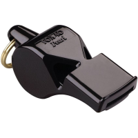 Fox 09080 Pearl Safety Whistle With Black Casing & Keyring