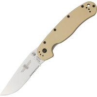 Ontario 8849DT RAT-1 Part Serrated Linerlock Folding Pocket Knife