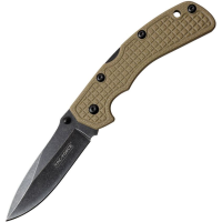 Tac Force 962TN Lockback Folding Knife with Tan Textured G10 Handle