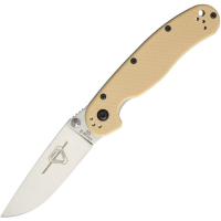 Ontario 8828DT RAT II Linerlock D2 Folding Knife with Desert Tan G10 Handle