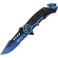 MTech A1008BL Blue Assisted Opening Linerlock Folding Pocket Knife