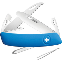 Swiza Pocket 611031 J06 Junior Pocket Multi-Tool Knife with Blue Synthetic Handle