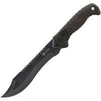 Reaper 11001 Tac Bowie Clip Point Blade Knife with Black TPR Handle