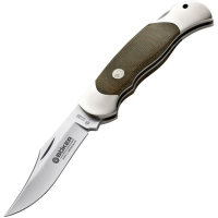 Boker 113005 Boker Optima Folding Pocket Knife with Green Canvas Micarta Handle