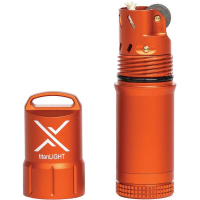 Exotac Fire Starters 5500ORG Orange titanLIGhT Refillable Lighter with Aluminum Construction