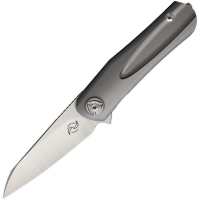Liong Mah Designs DH Hawk Framelock Knife Gray Handles