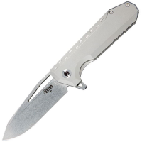 Southern Grind Knives 20972 Penguin Framelock Linerlock Knife Satin Handles