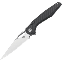 Bestech Knives 1902C Malware Framelock Knife Carbon Fiber Handles