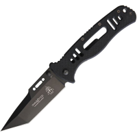 TOPS CQTTHK01 Thunder Hawk Tanto Framelock Knife Black Handles