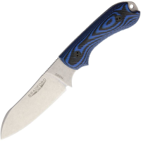 Bradford 3SF113 Guardian 3 Sheepsfoot 3D Fixed Blade Knife Black and Blue Handles