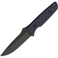 Spartan 004BKBK Alala Black Fixed Blade Knife Black Handles