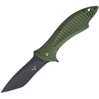 V NIVES 15FRNPBGR Deplorable Linerlock Knife Green