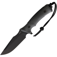 Acta Non Verba M311003 M311 Spelter Tactical Black Fixed Blade Knife Black Handles