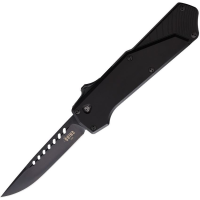 Southern Grind 22228 Auto Arachnid OTF Black Stonewash Knife Black Handles