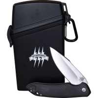 Attleboro 10301P Berlin Strike Linerlock Knife Carbon Fiber Handles