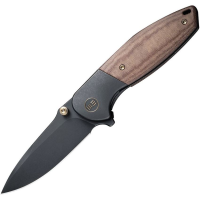 We 220154 Nitro Mini Black Framelock Knife Brown Handles