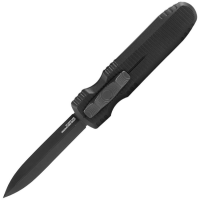 SOG 15610157 Auto Pentagon OTF Blackout Black Knife Black Handles