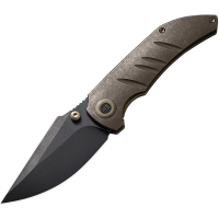 We 22020B1 Riff-Raff Black Stonewash Knife Bronze Stonewash Handles