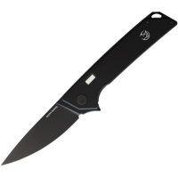 Glow Rhino 101PVD Reactor Framelock Knife Black Handles