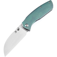 Kansept 1023B3 Convict Framelock Knife Green Handles