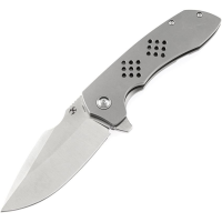Kansept Knives 1036A1 Entity Framelock Knife Gray Handles