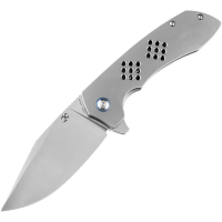 Kansept Knives 1036B1 Entity Framelock Knife Bead Blast Handles