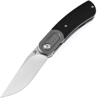 Kansept 2025A1 Reverie Framelock Knife Black Handles
