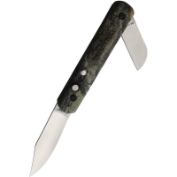 Colonial 725 Auto Button Lock Mossy Satin Knife Mossy Oak Camo Handles