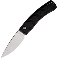 Piranha 14BK Auto X Button Lock Knife Black Handles