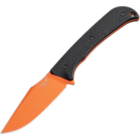 Hogue 35864 Extrak Orange Fixed Blade Knife Black G10 Handles