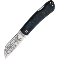 Cudeman 386HP La Marinera Lockback Knife Blue Handles