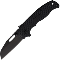 Demko AD205F25B AD 20.5 Shark-Lock Black DLC Folding Knife Black Handles