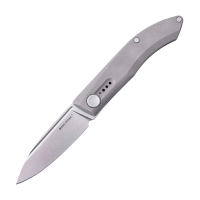 Real Steel 9052 Stella Premium Satin Folding Knife Gray Handles