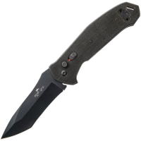 Bear & Son AC551B4B BCAC551B4B Auto Bold Action V Button Lock Black Knife Black Handless
