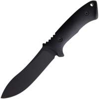 Spartan Blades SL005BK Harsey Nessmuk Black Fixed Blade Knife Black Handles