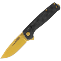 SOG TM1033BX Terminus LTE XR Lock Gold Knife Carbon Handles