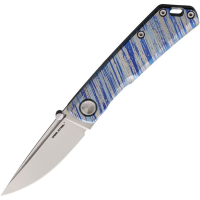 Real Steel 7071TC08 Luna Boost TC08 Wind of Change Satin Folding Knife Titanium Handles