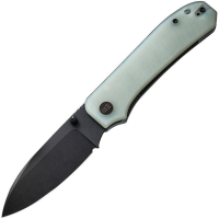 WE 210453 Big Banter Black Stonewashed Linerlock Knife Jade Handles