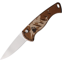 Piranha 2C Auto Fingerling Button Lock Knife Camo Handles