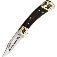Yellowhorse 400 Tortoise Custom Buck 112 Lockback Knife Ebony Wood Handles