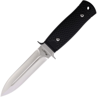 Katz BT10G10B Ktzbt10G10B Black Satin Fixed Blade Knife Black Handles