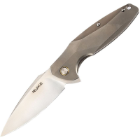 RUIKE M105TZ M105-TZ 154CM Framelock Knife Gray Titanium Handles