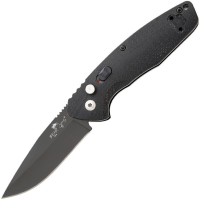 Bear & Son AC1000B4B Auto Bold Action X Black Knife Black Handless