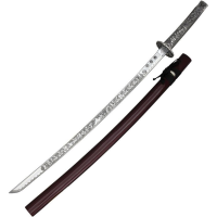 Art Gladius 178 Katana Silver Engraved