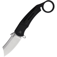 Krudo 719 InKorrigible Framelock Knife Black Handles